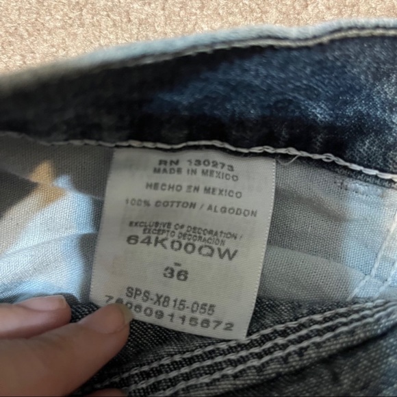 Mens Wrangler Jean Shorts - Picture 3 of 3